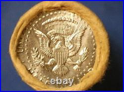 1964 P 90% Silver Kennedy Half Dollars Gem/BU in Original Bank Roll of 20