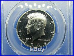 1964 P Accented Hair, Silver Kennedy Half Dollar PCGS PF 68 Pop. = 490