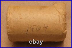 1964 P Kennedy Half Dollar Brilliant Uncirculated Original Bank Wrapped Roll