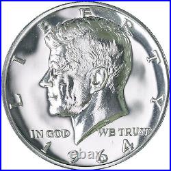 1964 (P) Kennedy Half Dollar Gem 90% Silver Proof Accented Hair