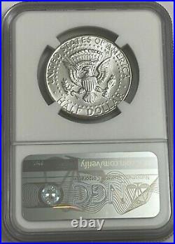 1964 P Ngc Ms67 Silver Kennedy Half Dollar Signature Flag Label 90% Coin Jfk