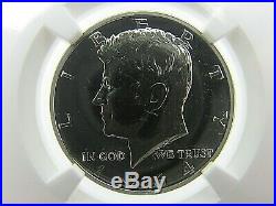 1964 P Silver Kennedy Half Dollar, Accented Hair NGC Pf 67