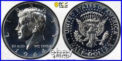 1964 Proof Kennedy Silver Half Dollar PCGS PR 67 Accented Hair Gold Shield