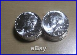 1964 Roll Choice BU Kennedy Silver Half Dollars