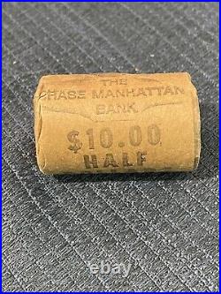 1964 Roll of Kennedy Half Dollars 50c 90% Silver BU Original Bank Wrapped OBW