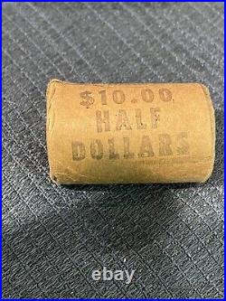 1964 Roll of Kennedy Half Dollars 50c 90% Silver BU Original Bank Wrapped OBW