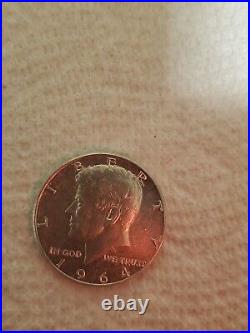 1964. Silver Kennedy Half Dollar