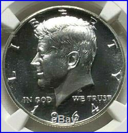 1964 Silver NGC PF67 RARE ACCENTED HAIR VARIETY John F. Kennedy Half 50c Proof