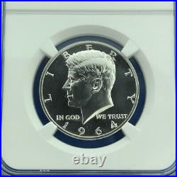 1964 United States Kennedy Silver 50c Proof Half Dollar Accented Hair NGC PF68