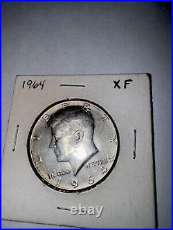 1964 kennedy half dollar Extra Fine No Mint Mark