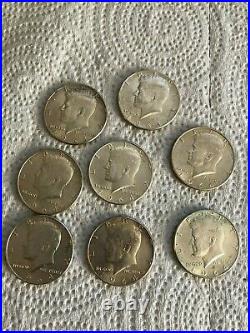 1964 kennedy half dollar lot of 8 Mints P & D