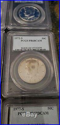1964 to 2014 PCGS Proof Kennedy Half Dollars Collection 78 coins (Silver & Clad)