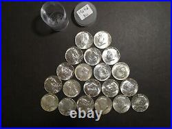 1964d Kennedy Half Silver Roll Of 20