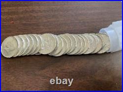 1965 1969 Kennedy Half Dollar Gem BU 50C Roll 40% Silver 20 UNCIRCULATED COINS