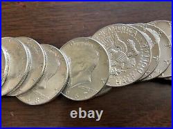 1965 1969 Kennedy Half Dollar Gem BU 50C Roll 40% Silver 20 UNCIRCULATED COINS