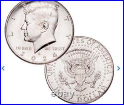 1965-2024 Complete Brilliant Uncirculated Kennedy Half Dollar Year Set