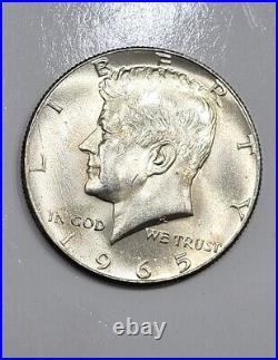 1965 50C Kennedy Half Dollar Ddr America