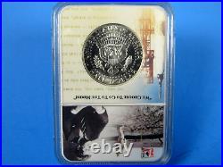 1965,66,67 P SMS 3-Coin Set, Silver Kennedy Half Dollars NGC Ms 68 Tomaska Sig