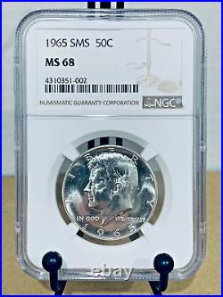 1965 Kennedy Half Dollar SMS NGC MS68 Mint State 68 #4310351-002