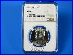 1965 to 1967 SMS 3-Coin Silver Kennedy Half Dollar Set NGC Ms 68 Gorgeous Set