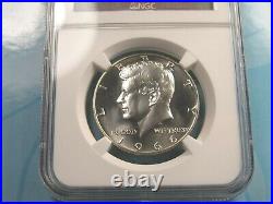 1966 Sms Silver Kennedy Half Dollar Ngc Certified Ms68 Portrait Label