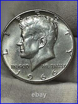 1966 USA? Silver Kennedy Half Dollar 50 C Gem BU from SMS set DOUBLED DIE