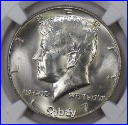 1967 40% Silver Kennedy Half Dollar NGC MS66 Business Strike