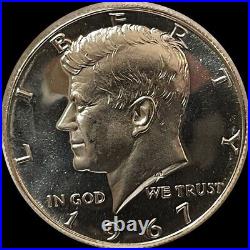 1967 50¢ Deep Cameo (Special Strike) Kennedy Half Dollar. GEM BU+++