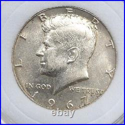 1967 Kennedy Half Dollar 40% Silver Ddo-Ddr