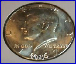 1967 Kennedy Half Dollar Roll BU 40% Silver Uncirculated