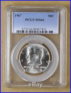 1967 P Kennedy Silver Half Dollar PCGS MS66