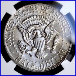 1967 Silver Kennedy Half Dollar, Clamshell Error, Ngc Au-58