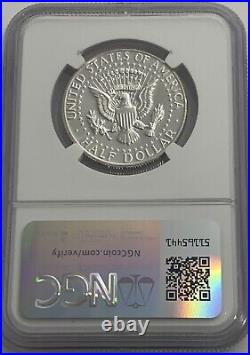 1967 Sms Ngc Ms68 Silver Kennedy Half Dollar Special Mint Set 50c Portrait Label