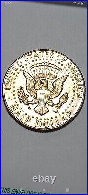 1968 D KENNEDY HALF DOLLAR 40% SILVER Tone And Color