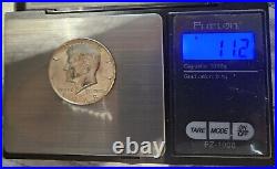 1968 D Mint Error silver kennedy half Dollar