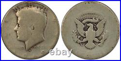1968-d 50c Pcgs Poor-01 40% Silver Kennedy Rare Lowest Grade Lowball Piece