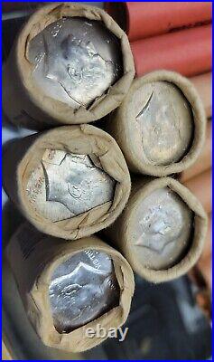 1969 D Kennedy 40% Silver Half Dollar Brinks OBW Roll