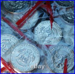 1969 D Kennedy 40% Silver Half Dollar Roll U. S. Coins from Mint Set