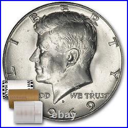 1969-D Kennedy Half Dollar 20-Coin Roll BU