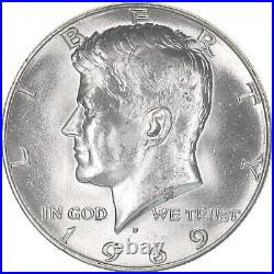 1969 D Kennedy Half Dollar 40% Silver BU Roll 20 US Coin Lot
