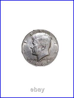 1969 D Kennedy Half Dollar Unc 40% Silver 50C