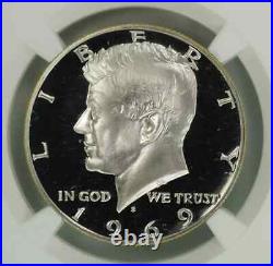 1969 S Proof Kennedy Half Dollar 50c Ngc Certified Pf 69 Ultra Cameo (009)