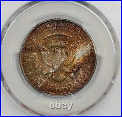 1969-d Silver Kennedy Half Dollar Pcgs Ms65+ Sharp Coin