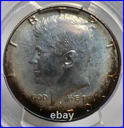 1970 S Kennedy Half Dollar PCGS PR68 Toned Silver Proof Coin 50C