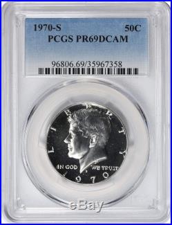 1970-S Kennedy Silver Clad Half Dollar PR69DCAM PCGS