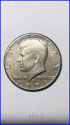 1971 D Kennedy Half Dollar Coin & Misprint & Rare