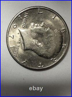1971-D Kennedy Half Dollar RARE Doubling Double D Silver