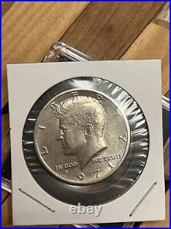 1971 US Kennedy Half Dollar No Mint Mark Free Shipping