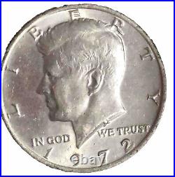 1972 Half Dollar Coin John F Kennedy