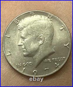 1974 Kennedy Half Dollar Coin No Mint Mark